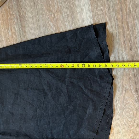 Eileen Fisher Black Irish Linen Sleeveless Dress Women’s medium - Picture 7 of 9